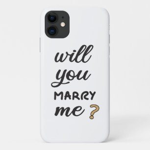 Funda Para iPhone 11 ¿Te casarás conmigo?