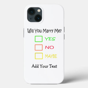 Funda Para iPhone 13 ¿Te casarás conmigo por Shirley Taylor?
