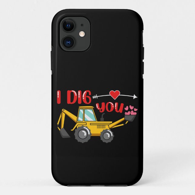 Funda De Case-Mate Para iPhone Te Cavo Backhoe Valentine (Reverso)