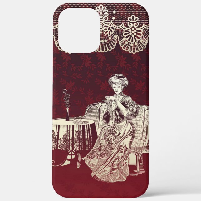Funda De Case-Mate Para iPhone té de la dama (Reverso )