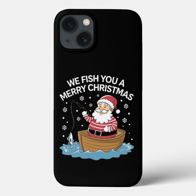 Funda De Case-Mate Para iPhone Te Pescaremos Un Pescadero Feliz Navidad (Reverso)