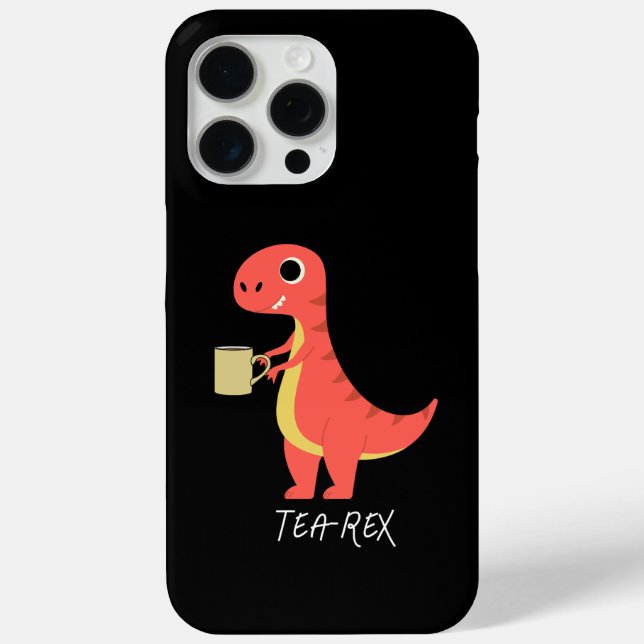 Funda De Case-Mate Para iPhone Tea-Rex (Reverso )