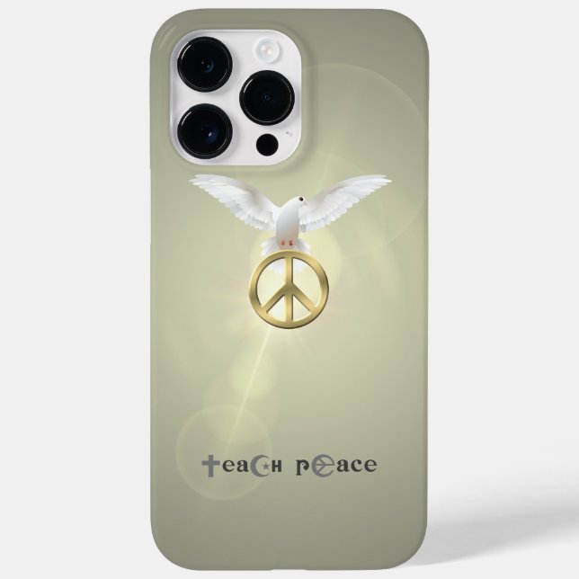 Funda De Case-Mate Para iPhone Teach Peace | (Reverso)