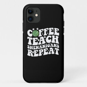 Funda Para iPhone 11 Teach Shenanigans Repeat Disco Ball Teacher