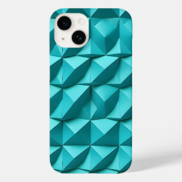 Funda Para iPhone 14 De Case-Mate Teal Blue iPhone Case Minimalist 3D Design Trendy
