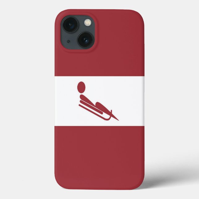Funda De Case-Mate Para iPhone Team Luge Latvia (Reverso)