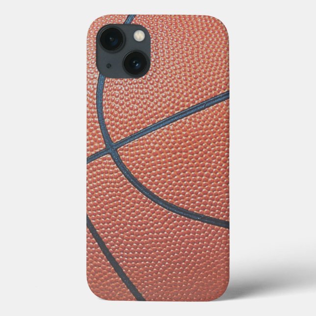 Funda De Case-Mate Para iPhone Team Spirit_Basketball textura look_Hoops Amantes (Reverso)