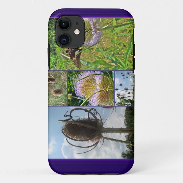 Funda De Case-Mate Para iPhone Teasel Thistle - Dipsacus fullonum (Reverso)