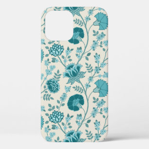 Funda Para iPhone 12 Teatro jacobeo floral grande en crema