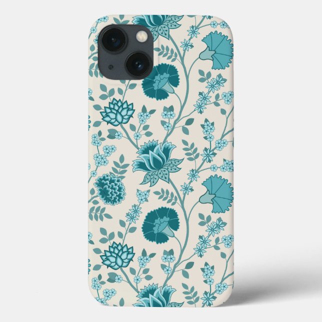 Funda De Case-Mate Para iPhone Teatro jacobeo floral grande en crema (Reverso)