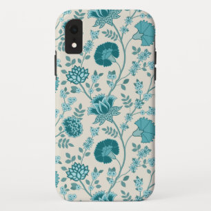 Funda Para iPhone XR Teatro jacobeo floral grande en crema