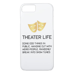 Funda Para iPhone 8/7 Teatro musical divertido de Broadway de la vida