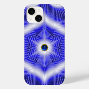 FUNDA PARA iPhone 14 DE Case-Mate TECHNO BLUE STAR SAPPHIRE GEMSTONE