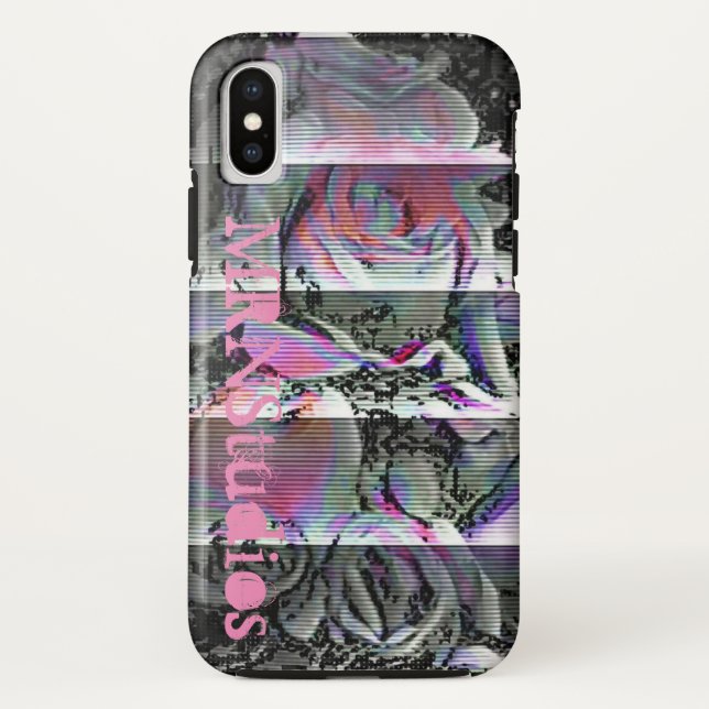 Funda De Case-Mate Para iPhone Techno Bouquet (Reverso)