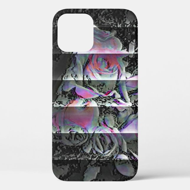 Funda De Case-Mate Para iPhone Techno Bouquet (Reverso )