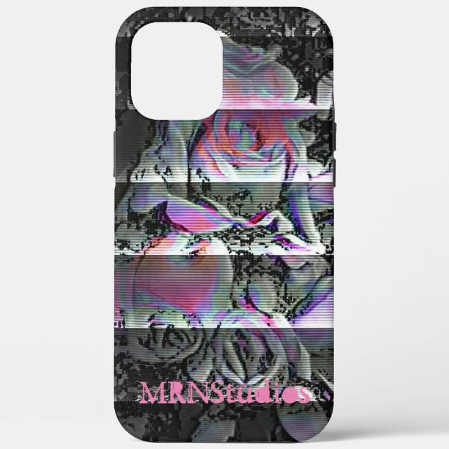 Funda De Case-Mate Para iPhone Techno Bouquet (Reverso )