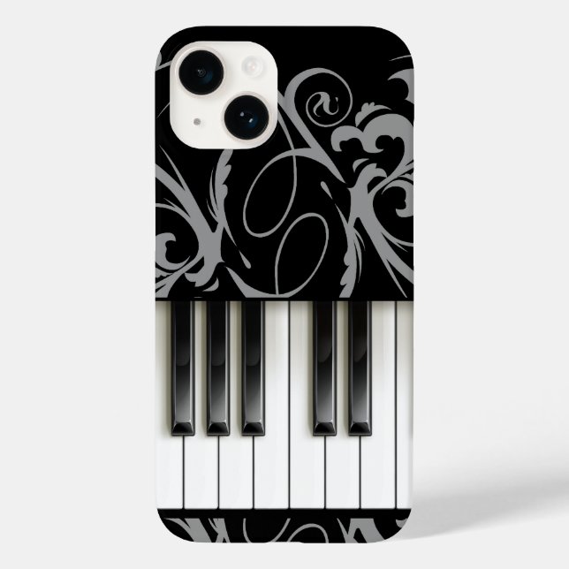 Funda De Case-Mate Para iPhone Teclado de piano (Reverso )