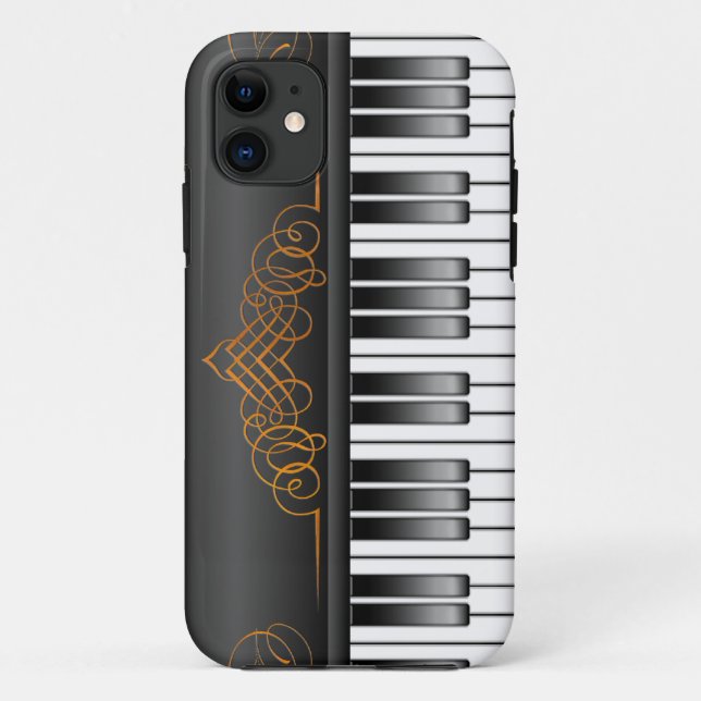 Funda De Case-Mate Para iPhone Teclado de piano (Reverso)