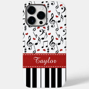 Funda Para iPhone 14 Pro Max De Case-Mate Teclado de piano rojo