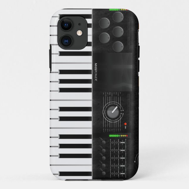 Funda De Case-Mate Para iPhone Teclado electrónico (Reverso)