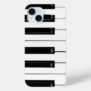 Funda Para iPhone 15 Mini Teclas de teclado de piano