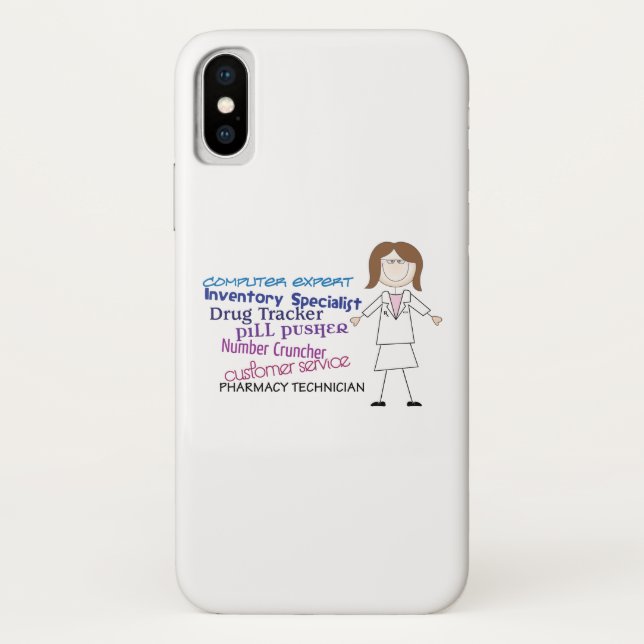 Funda De Case-Mate Para iPhone Técnico Farmacéutico (Reverso)