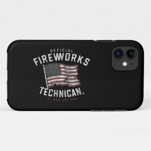 Funda Para iPhone 11 Técnico Oficial de Fuegos Artificiales Si Yo Corro