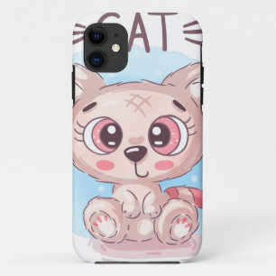 Funda Para iPhone 11 Teddy Cute Cat