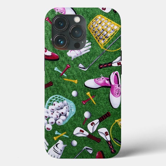 Funda De Case-Mate Para iPhone Tee Time Girly Golf (Reverso )