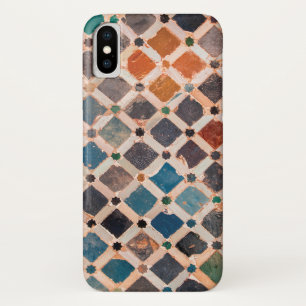 Funda Para iPhone X tejas modeladas coloridas