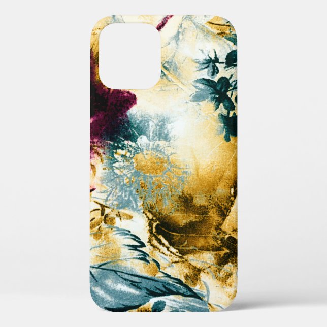 Funda De Case-Mate Para iPhone Tejido de batik con estampado adecuado como abono  (Reverso )
