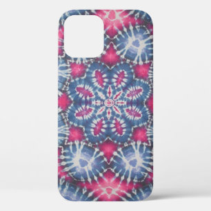 Funda Para iPhone 12 Tejido de flores