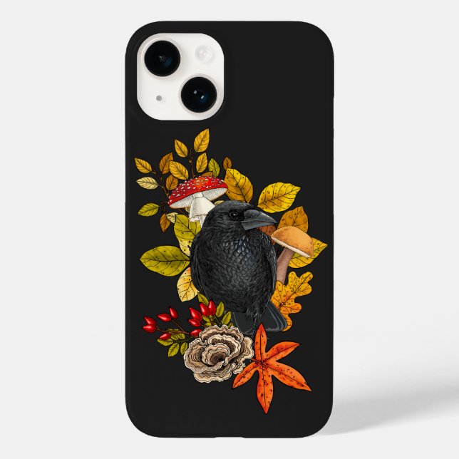 Funda De Case-Mate Para iPhone Tejido de otoño (Reverso )