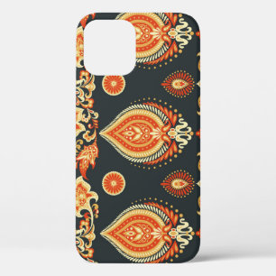 Funda Para iPhone 12 Tejido étnico oriental de Paisley