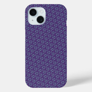 Funda Para iPhone 15 Tejido Hexagonal Real