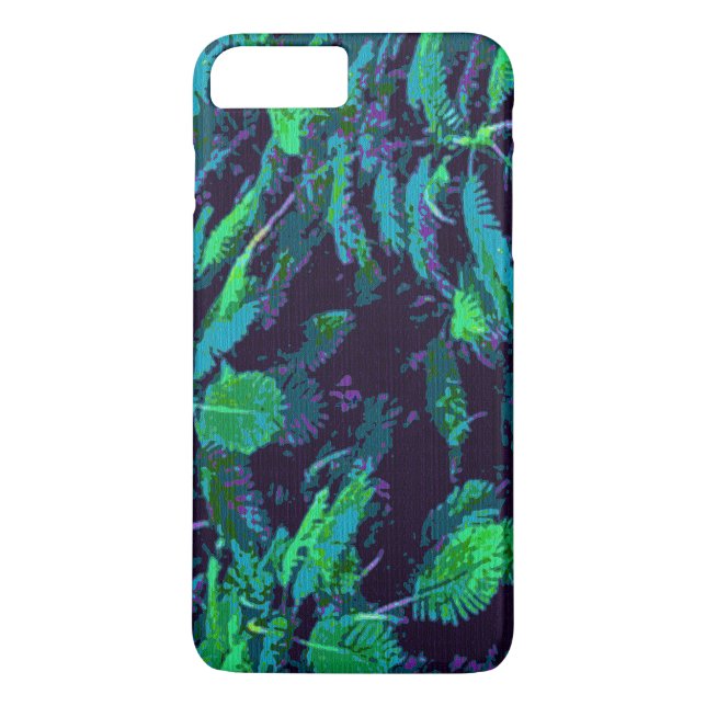 Funda De Case-Mate Para iPhone Tejido tropical (Reverso)