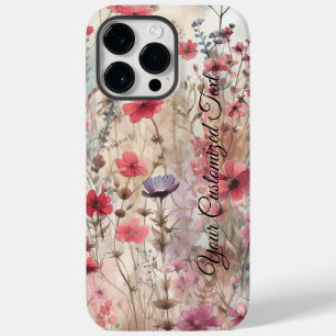 Funda Para iPhone 14 Pro Max De Case-Mate Tejidos de belleza silvestre: al estilo de las flo