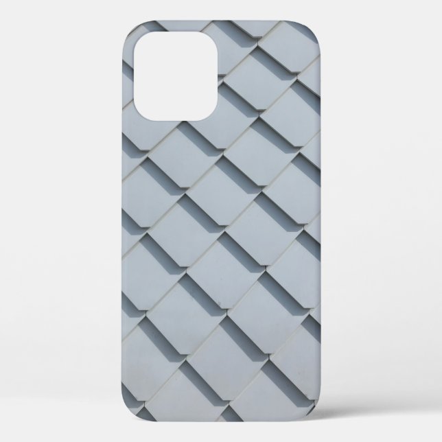 Funda De Case-Mate Para iPhone Tejidos de techo gris (Reverso )