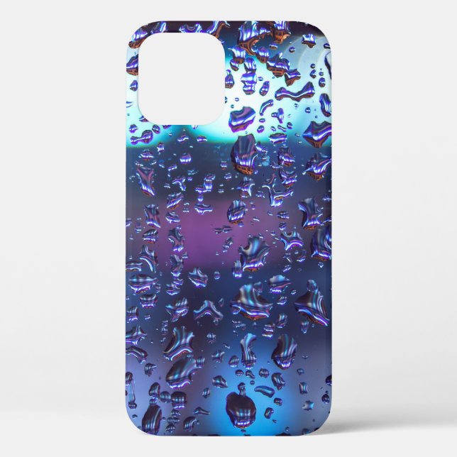 Funda De Case-Mate Para iPhone Tejidos florales blancos y negros (Reverso )