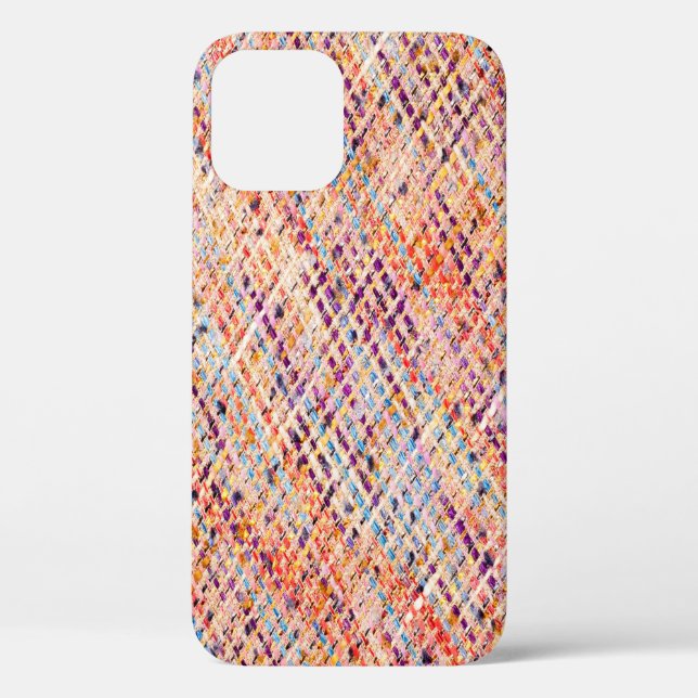 Funda De Case-Mate Para iPhone Tejidos texturados: Fotografía abstracta. (Reverso )