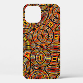 Funda Para iPhone 12 Tela africana colorida - Patrón sin foco, lujuria