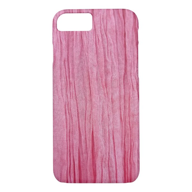 Funda De Case-Mate Para iPhone tela de gasa rosada (Reverso)