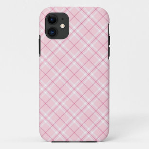 Funda Para iPhone 11 Tela escocesa rosa clara