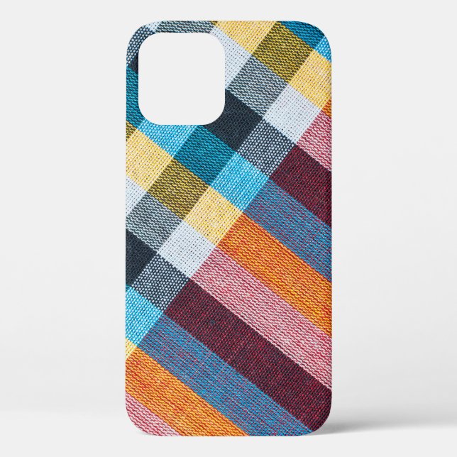 Funda De Case-Mate Para iPhone Tela tailandesa: Textura de tela de cierre. (Reverso )
