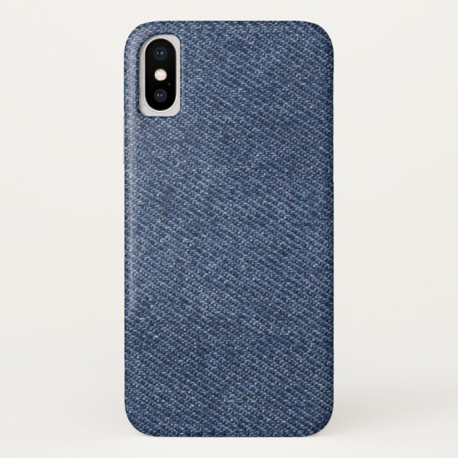 Funda De Case-Mate Para iPhone Tela vaquera (Reverso)