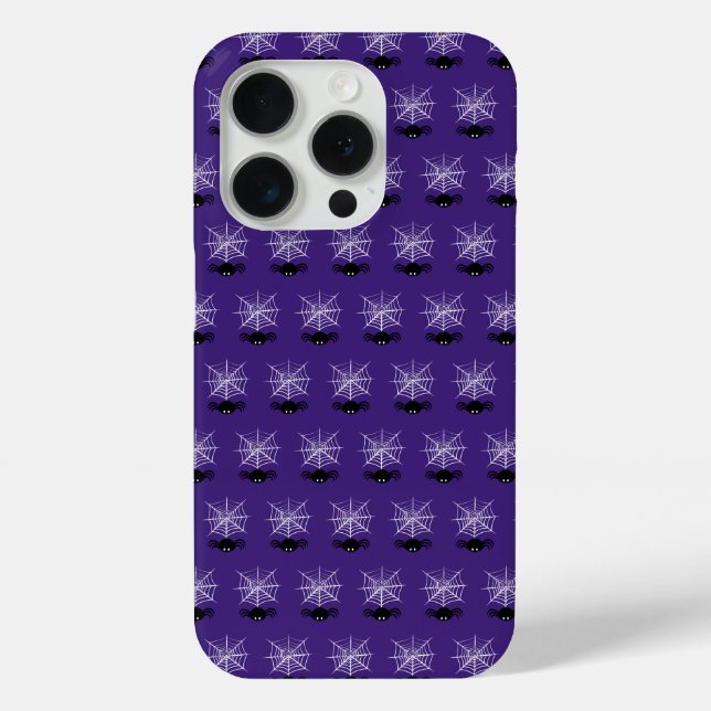 Funda De Case-Mate Para iPhone Telaraña de Halloween  (Reverso )