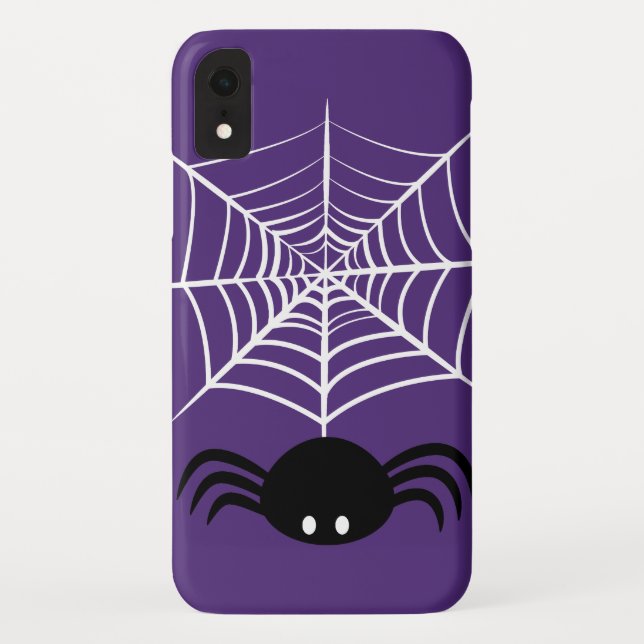 Funda De Case-Mate Para iPhone Telaraña de Halloween  (Reverso)