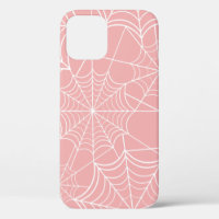telaraña rosa pastel de halloween