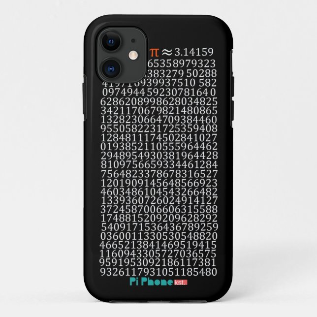 Funda De Case-Mate Para iPhone Teléfono 5 del pi en negro (Reverso)