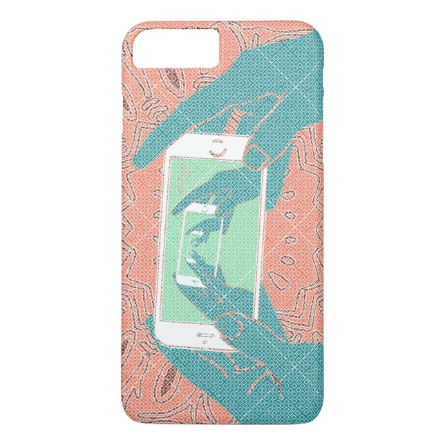 Funda De Case-Mate Para iPhone Teléfono celular de mano (Reverso)